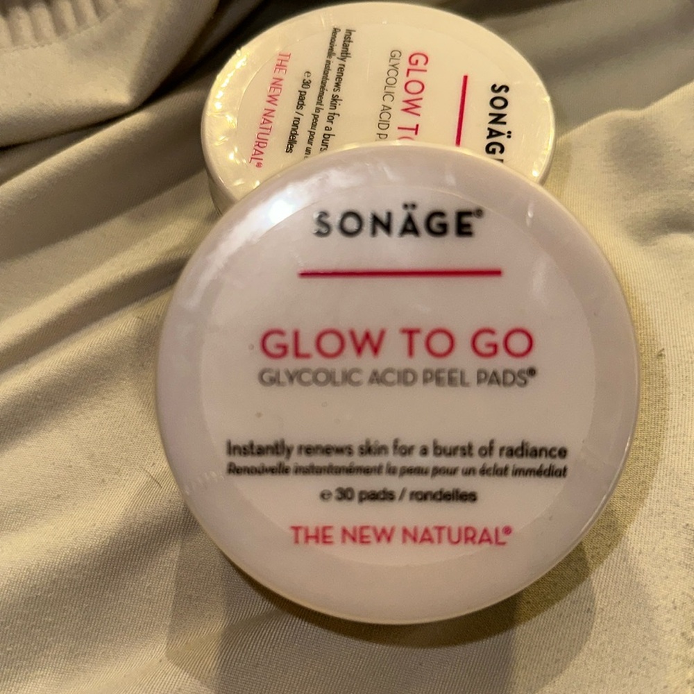 Sonäge- Glow to Go Glycolic Acid Peel Pads